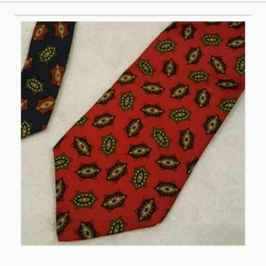 Tommy Hilfiger Mens Necktie Red